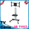 Can be rotated with caster child TV video conferencing mobile carts