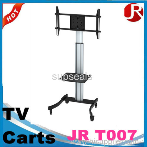 Can be rotated with caster child TV video conferencing mobile carts