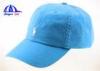 Cool Adult Blue Washable and Breathable Baseball Cap with 100% Cotton