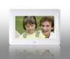 White 7 Inch TFT High Resolution Digital Picture Frame With USB 2.0 Interface