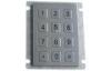 IP65 dynamic rated vandal proof Vending Machine Keypad with short stroke with 12 keys