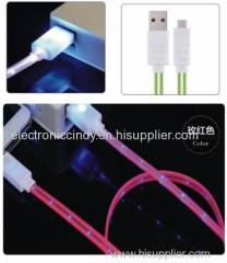 fluorescent light Android smart phone usb data cable