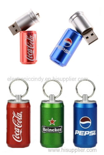 Coke can personalized backup usb flash drive