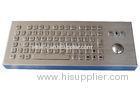 82 Key Waterproof Industrial Kiosk Keyboard With Trackball , USB Interface