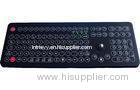 IP68 desktop Industrial Membrane Keyboard with optical trackball