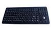 OEM water proof illuminated USB keyboard with optical trackball