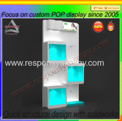 Acrylic floor Shoe Display stand Shoe Display shelf