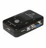 USB 2.0 KVM switch 4 port LED display VGA Splitter Switch with Hot plug - add