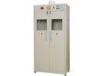 Lab Chemical Gas Cylinder Cabinet Grey / White With Aluminum Alloy Handle