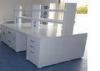 Professional Multifunctional Chemical Lab Island Bench With High Temperature Resistant