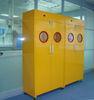 Safety All Steel 900L Poisonous Gas Cylinder Cabinet With Alarm System