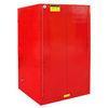 Small RED All Steel Flammable Safety Cabinet For Burnable Liquid / Gas