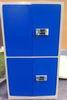 Corrosive Liquid Flammable Storage Cabinet Blue 90G / 340L With Double Lock