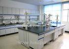 Physics / Science Laboratory Workbench Flexible Lab Steel And Wood Furniture