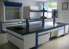 Heavy Duty School Biology Lab Island Bench Steel And Wood Furniture With Sink