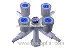 chemical resistant Deck Mounted Lab Fittings with Quadruple Outlet