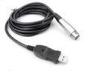 10ft USB Guitar Cable Male to XLR Cannon 3Pin Female USB Microphone Link Cable