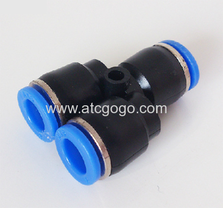 3 way hose connector tee pipe fitting lateral y pipe connectors 6mm 8mm gas fittings