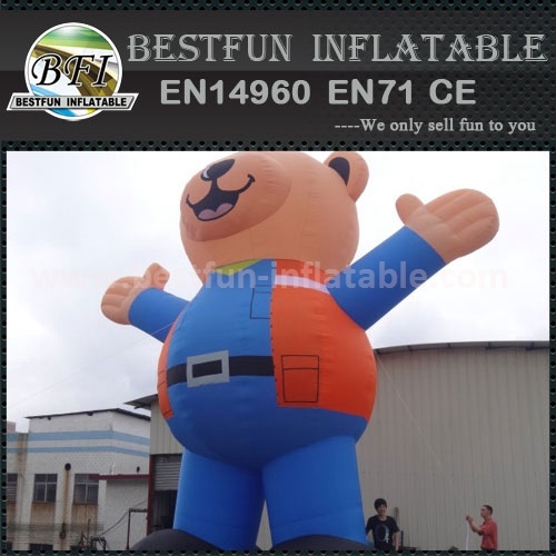 Commercial inflatable beautiful bear for sale