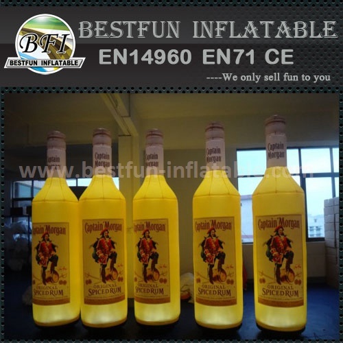 Customized Inflatable advertising bottle for promotion