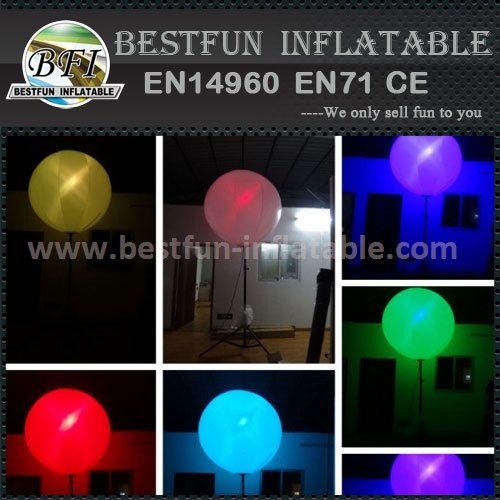 Fashion inflatable stand led balloon light