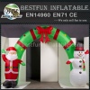 Giant outdoor inflatable christmas arch with LED light