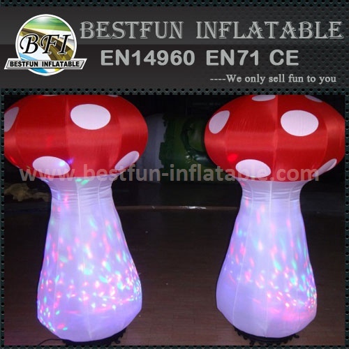 LED light inflatable cartoon mushroom