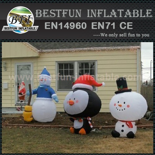Outdoor whosale christmas inflatable snowman models