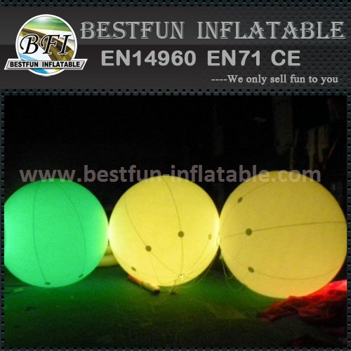 Party decoration inflatable balloon with led light