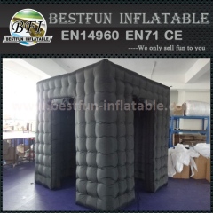 Portable inflatable photo booth outdoor