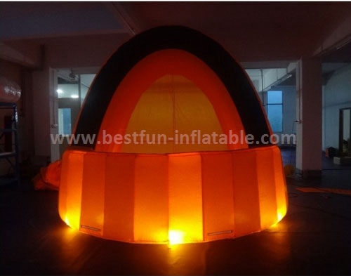 Inflatable tent event bar tent