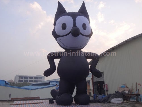 Black Cat Animated Halloween Inflatable