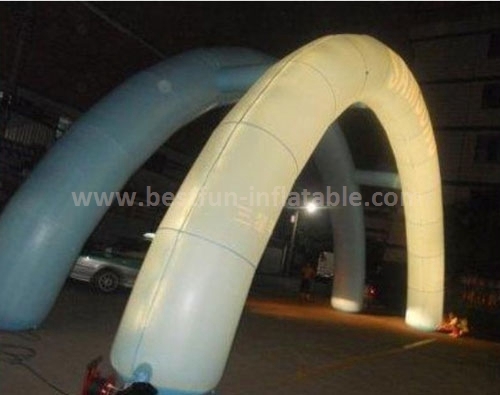 Inflatable changeable LED light arch for wedding decoration