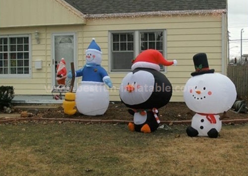 Outdoor whosale christmas inflatable snowman models