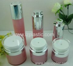Luxury Acrylic Bottle Round Rotary Airless Cosmetic Bottle