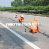 High strength concrete repair mortar for filling large concrete cracks and holes