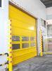 PVC Stacking Garage Doors Fast Rolling Shutter Industrial Folding Door