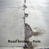 Concrete rapid repair material aiming at concrete pothole manufactured by HUINENG in China