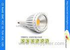 5Watt Dimmable COB LED Spot Light Bulbs 400 - 450LM With Gu10 Lamp Base