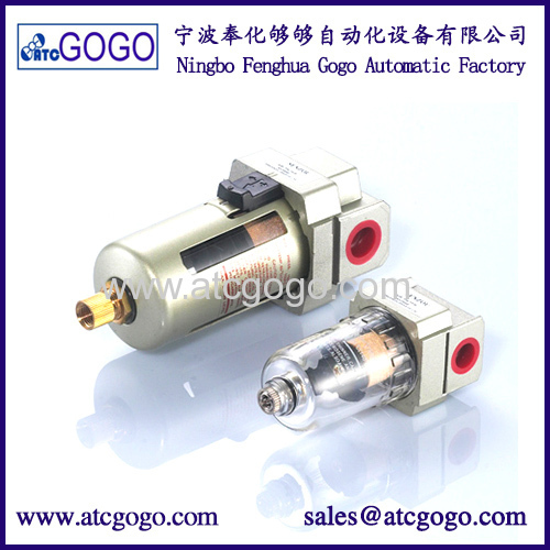 SMC type Air pneumatic filter Aluminum Alloy Manual drain and Auto drain pneumatic components AF2000-02