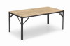 The old elm desktop iron feet Coffee table