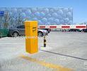 Auto parking barrier gate with straight 3m bar , hi-tech digital chip technology