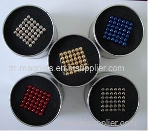 Cubic magnetic balls puzzle games 5mm-10mm magnets