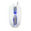 Professional gaming mouse with led blue backlight , ABS material Retractable
