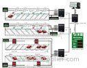 Wireless ultrasonic sensor Parking Lots Guidance System for shopping mall / hotel