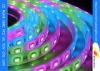 White 28W IP65 Flexible 24V LED Strip Lights For Home , Night Club Ornament