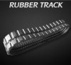 Rubber Tracks in GTW Mini-Excavator Rubber Track rubber track manufacturers Leader rubber track system