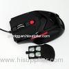 Black HUANYU Switch USB Wired Gaming Mouse , high dpi mouse 600 1000 1600