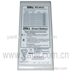 ZOLL MEDICAL PD 4410 DEFIBRILLATOR BATTERY PACK