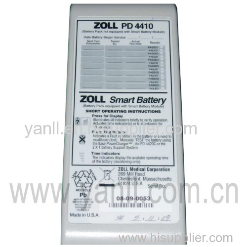 ZOLL MEDICAL PD 4410 DEFIBRILLATOR BATTERY PACK